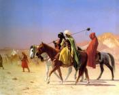 让 莱昂 杰罗姆 : Arabs Crossing the Desert